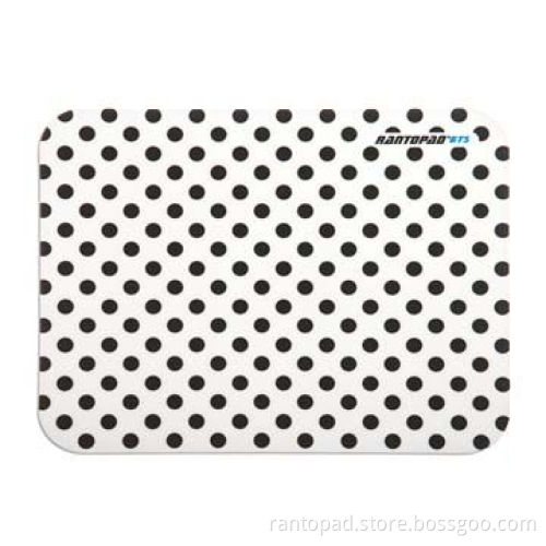 Mouse Pad with Resin Surface and Rubber Backing, Thin Base